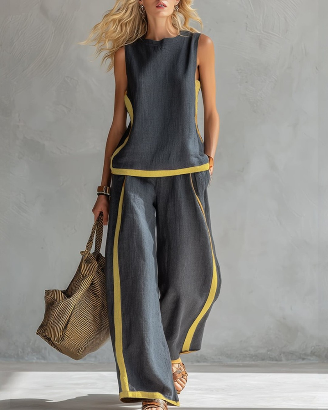 Auriel | Linen Two-Piece Set