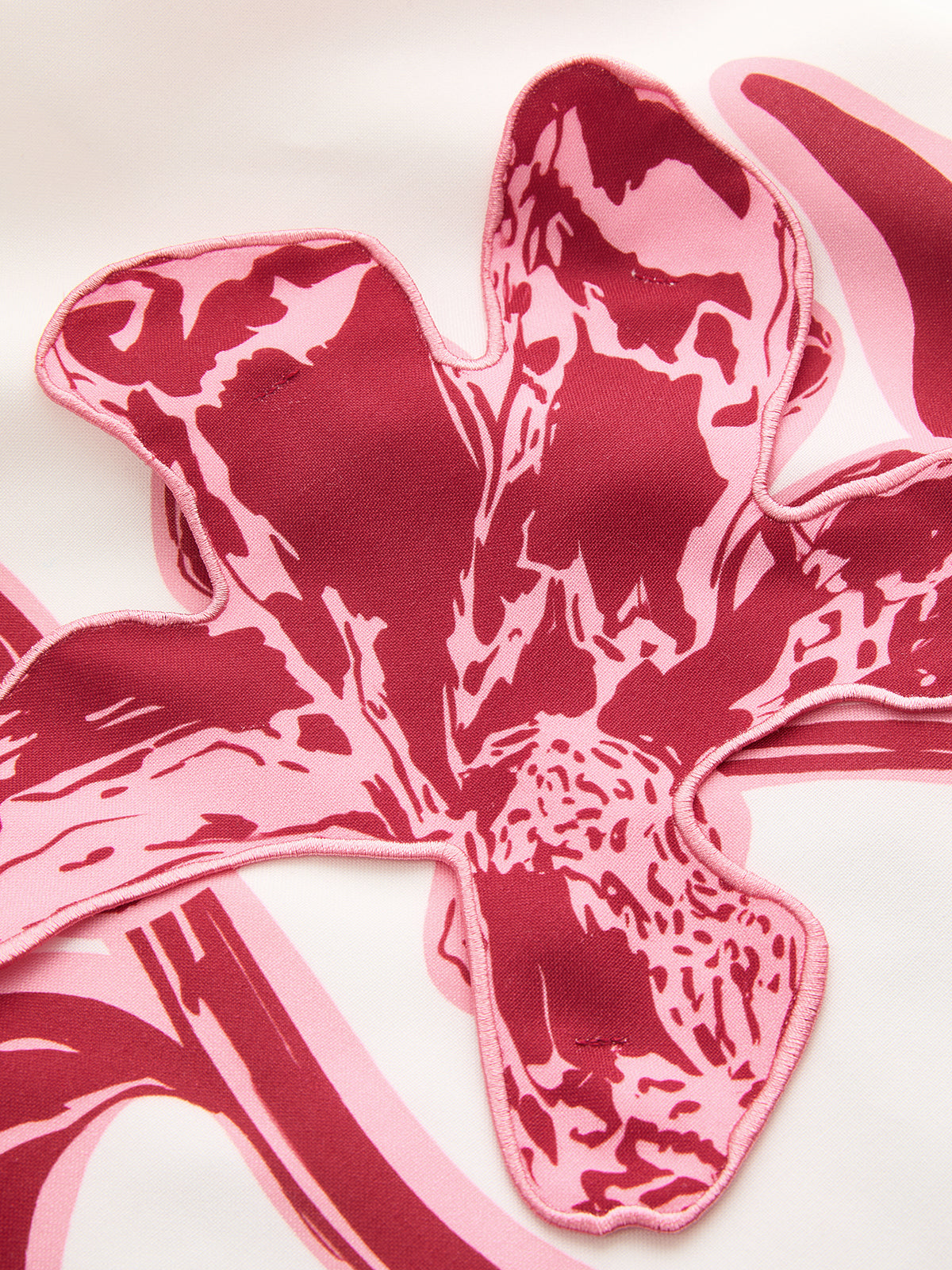 3D Floral Strapless Mini Dress