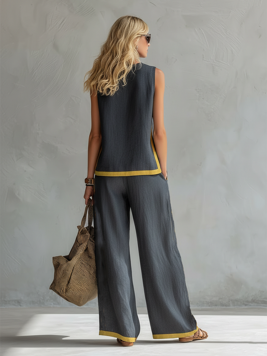 Auriel | Linen Two-Piece Set