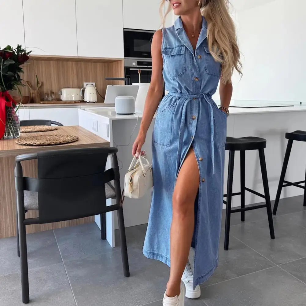 Carolyn | Stylish Denim Dress