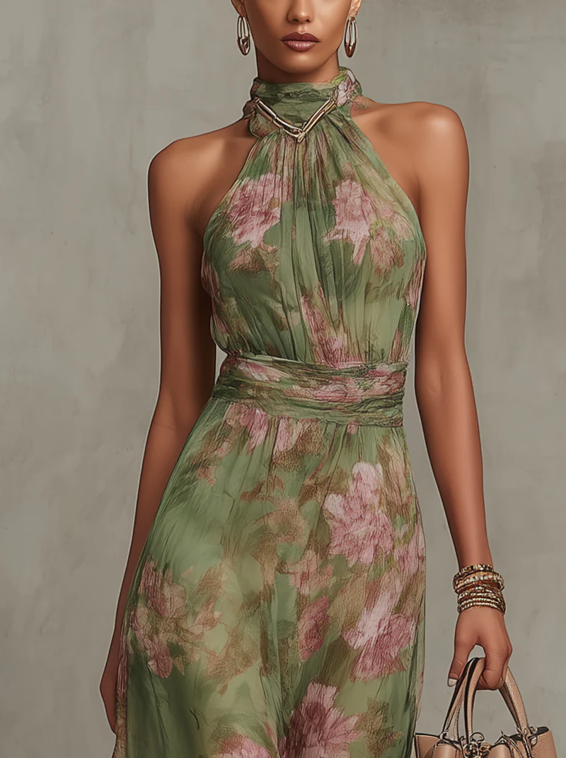 Serena | Elegant Floral Maxi Dress