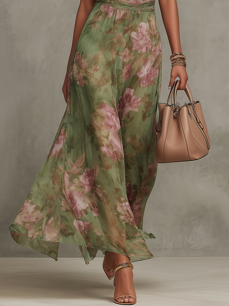 Serena | Elegant Floral Maxi Dress
