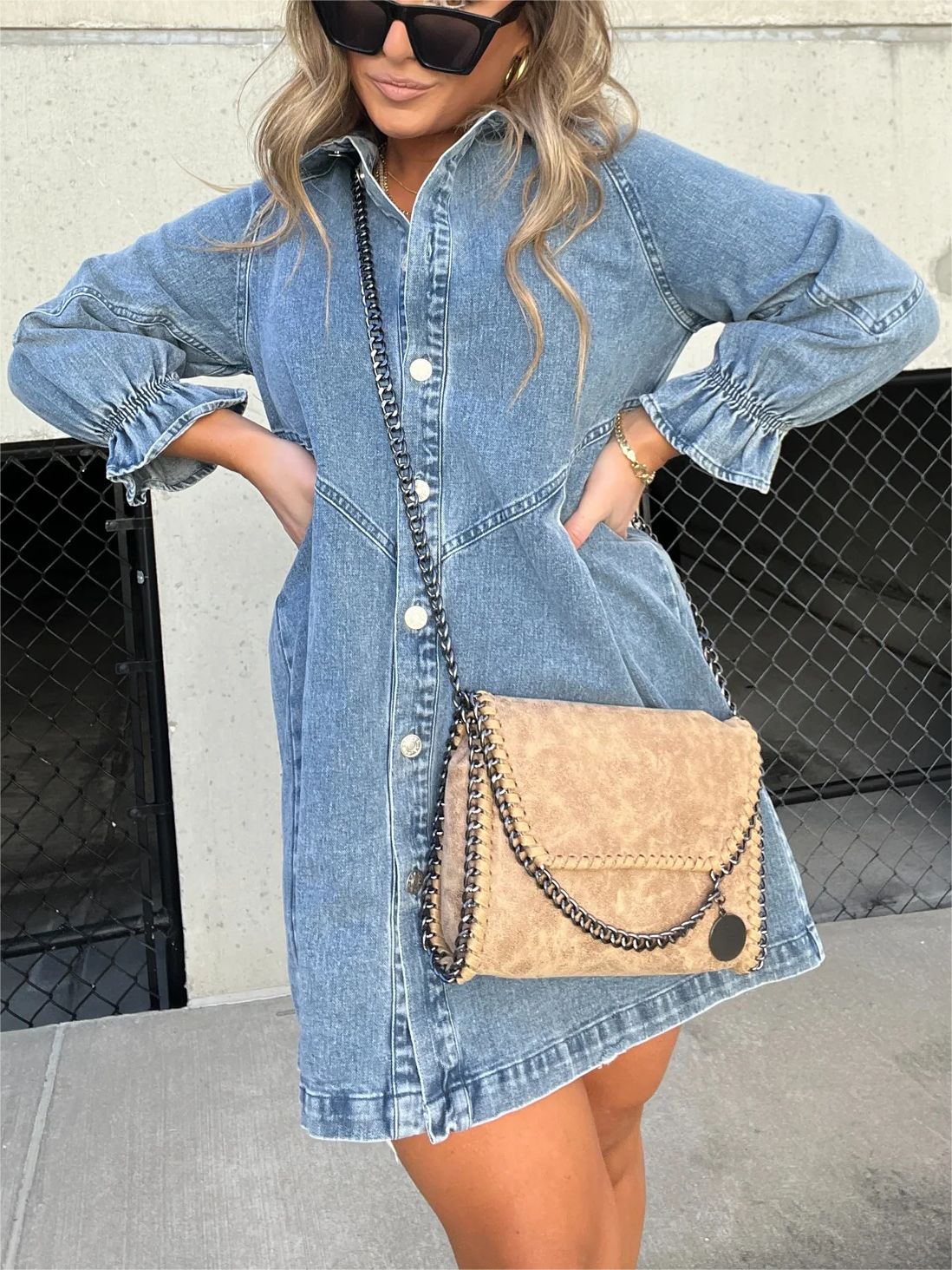Elowyn | Casual Denim Dress