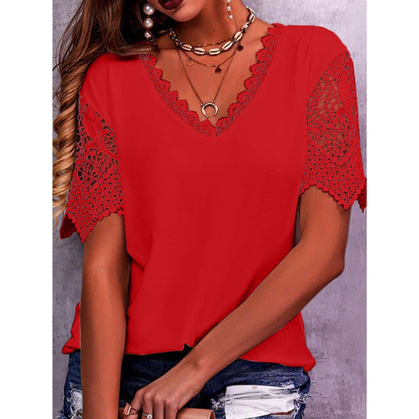 Anne | Loose Short Sleeve Casual Shirt