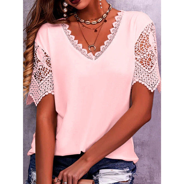 Anne | Loose Short Sleeve Casual Shirt