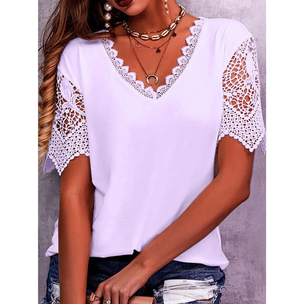 Anne | Loose Short Sleeve Casual Shirt
