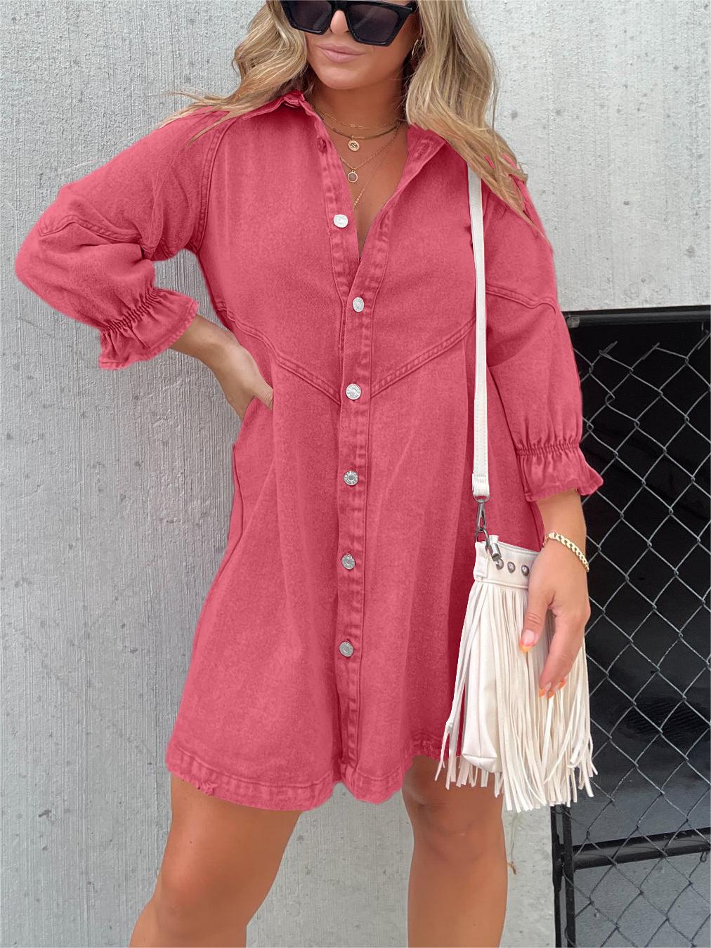 Elowyn | Casual Denim Dress