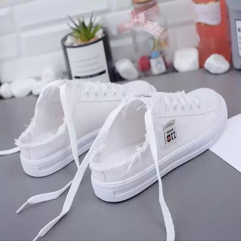 Ava | Denim Mule Sneakers