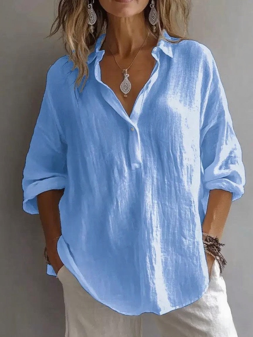 Rosa | Comfortable Linen Blouse