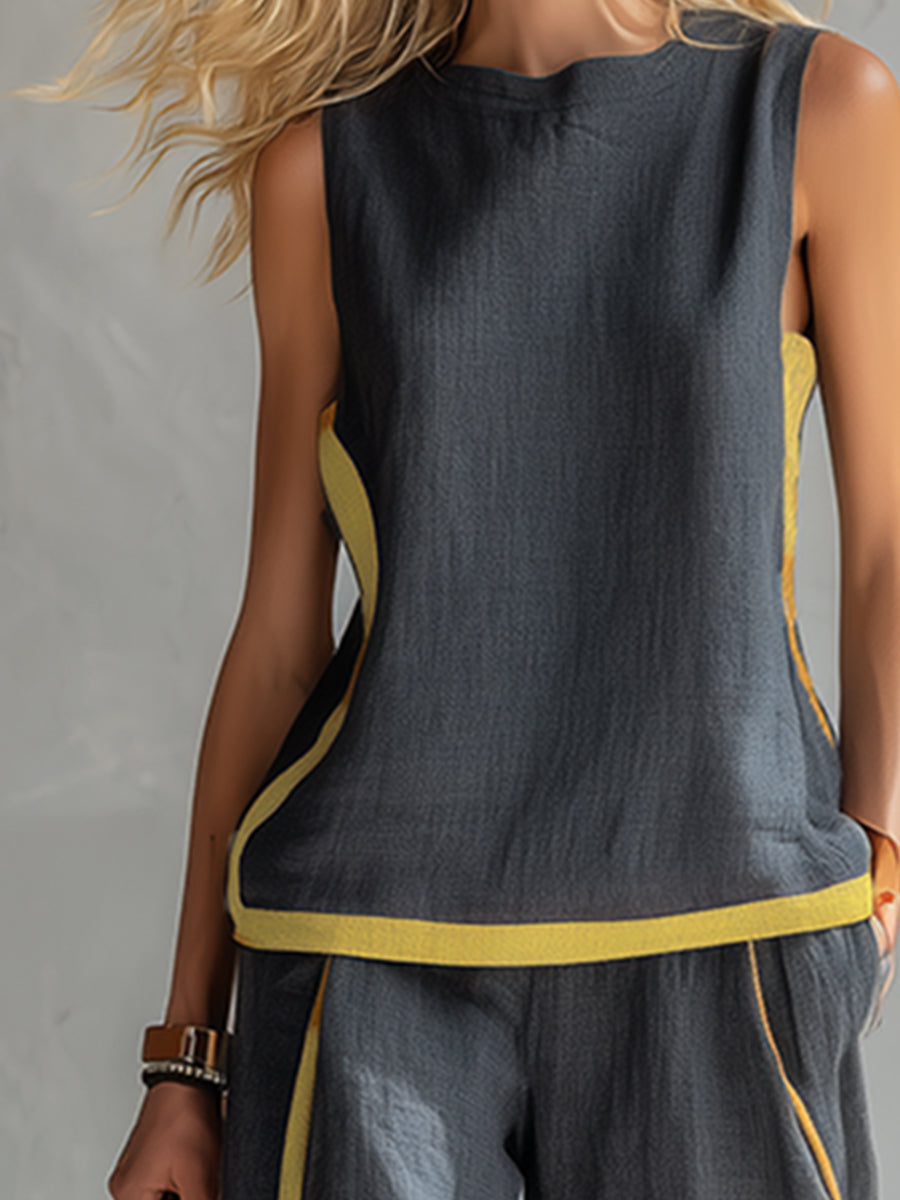 Auriel | Linen Two-Piece Set