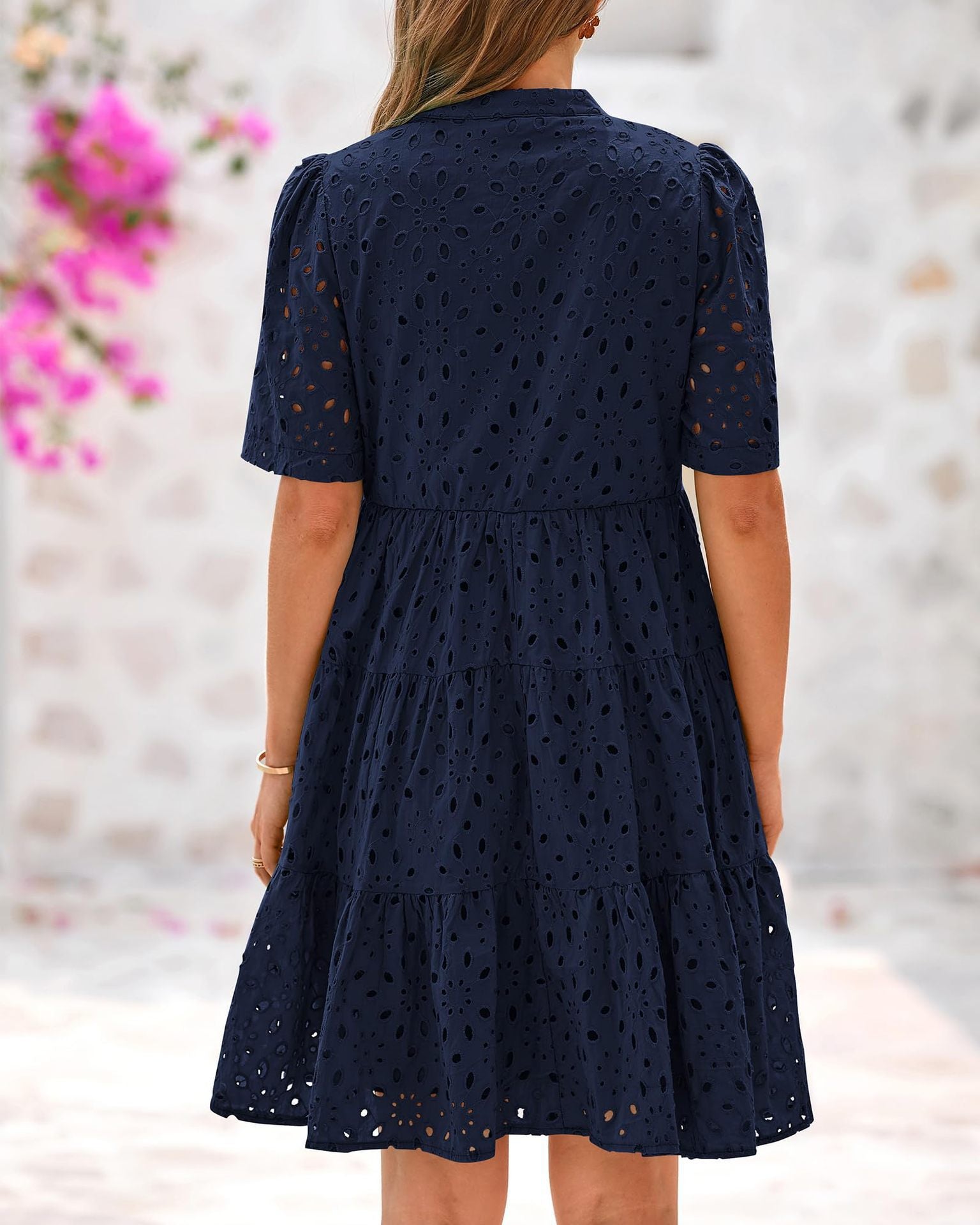 Vera | Lace Ruffle Summer Dress