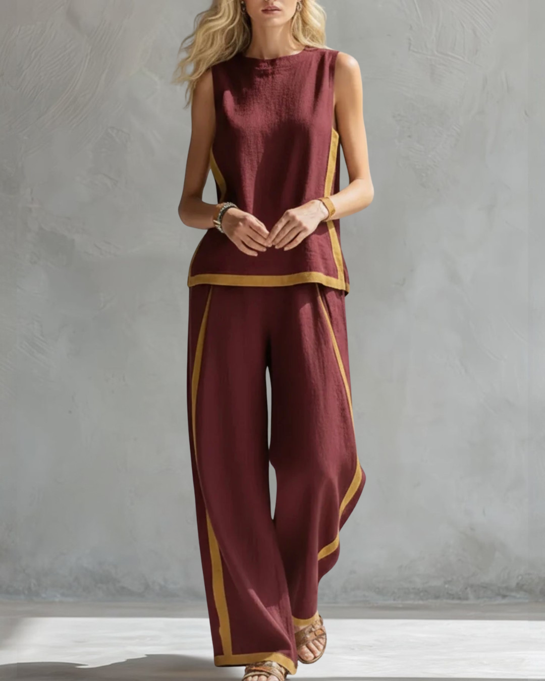 Auriel | Linen Two-Piece Set