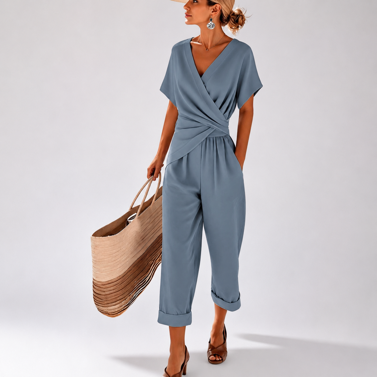 Colleen | Elegant Short Sleeve Set