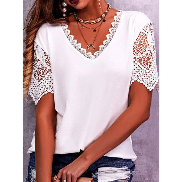 Anne | Loose Short Sleeve Casual Shirt
