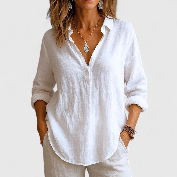 Rosa | Comfortable Linen Blouse
