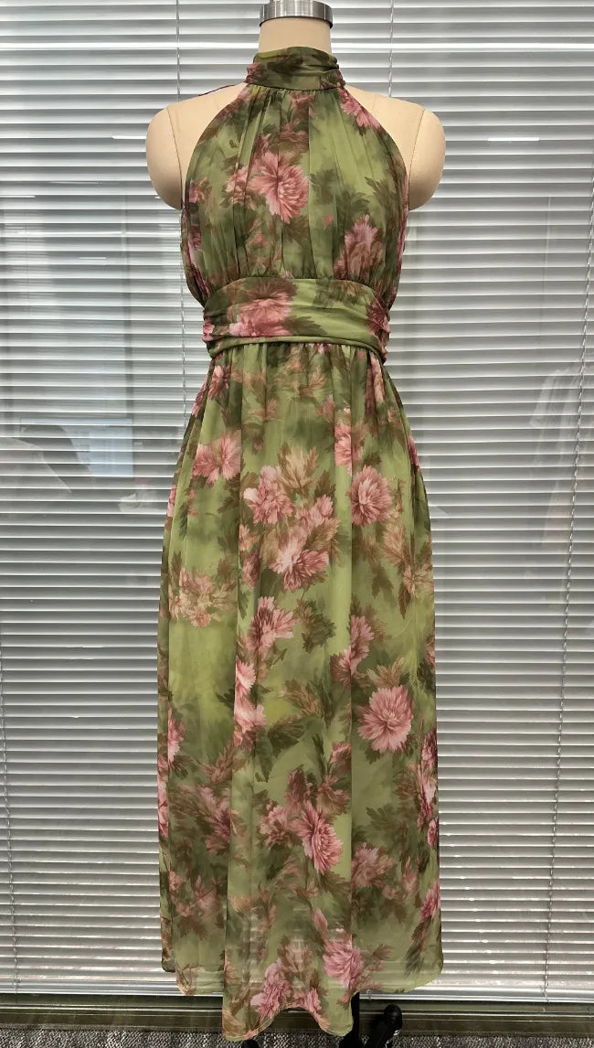 Serena | Elegant Floral Maxi Dress