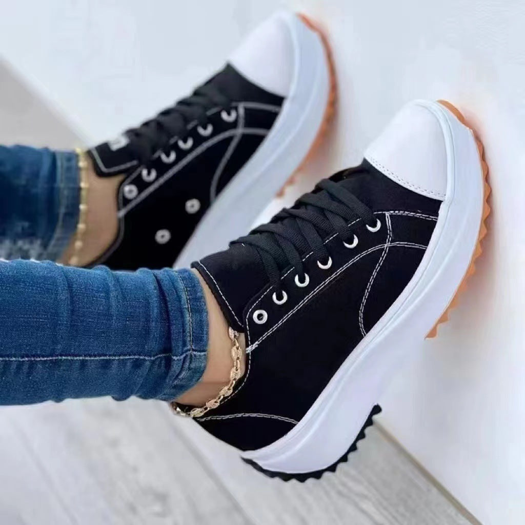 Emma | Canvas High Top Sneakers