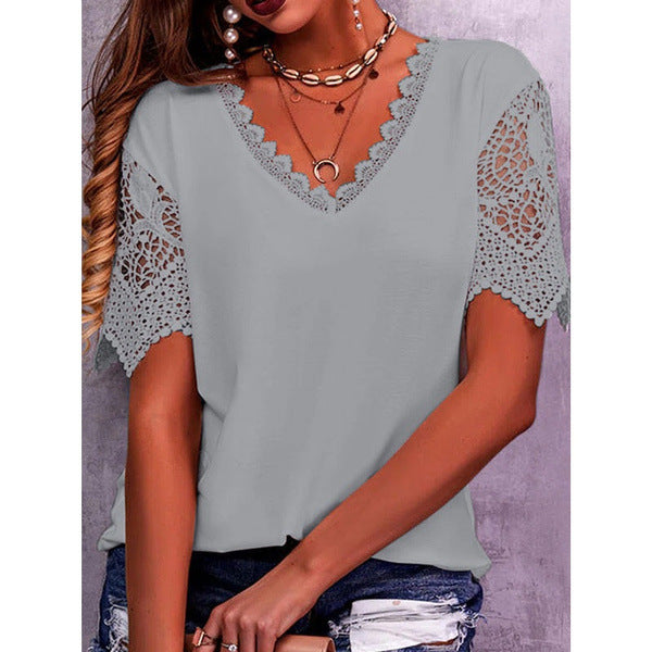 Anne | Loose Short Sleeve Casual Shirt