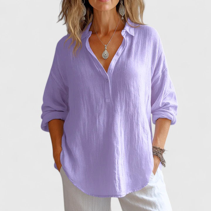 Rosa | Comfortable Linen Blouse