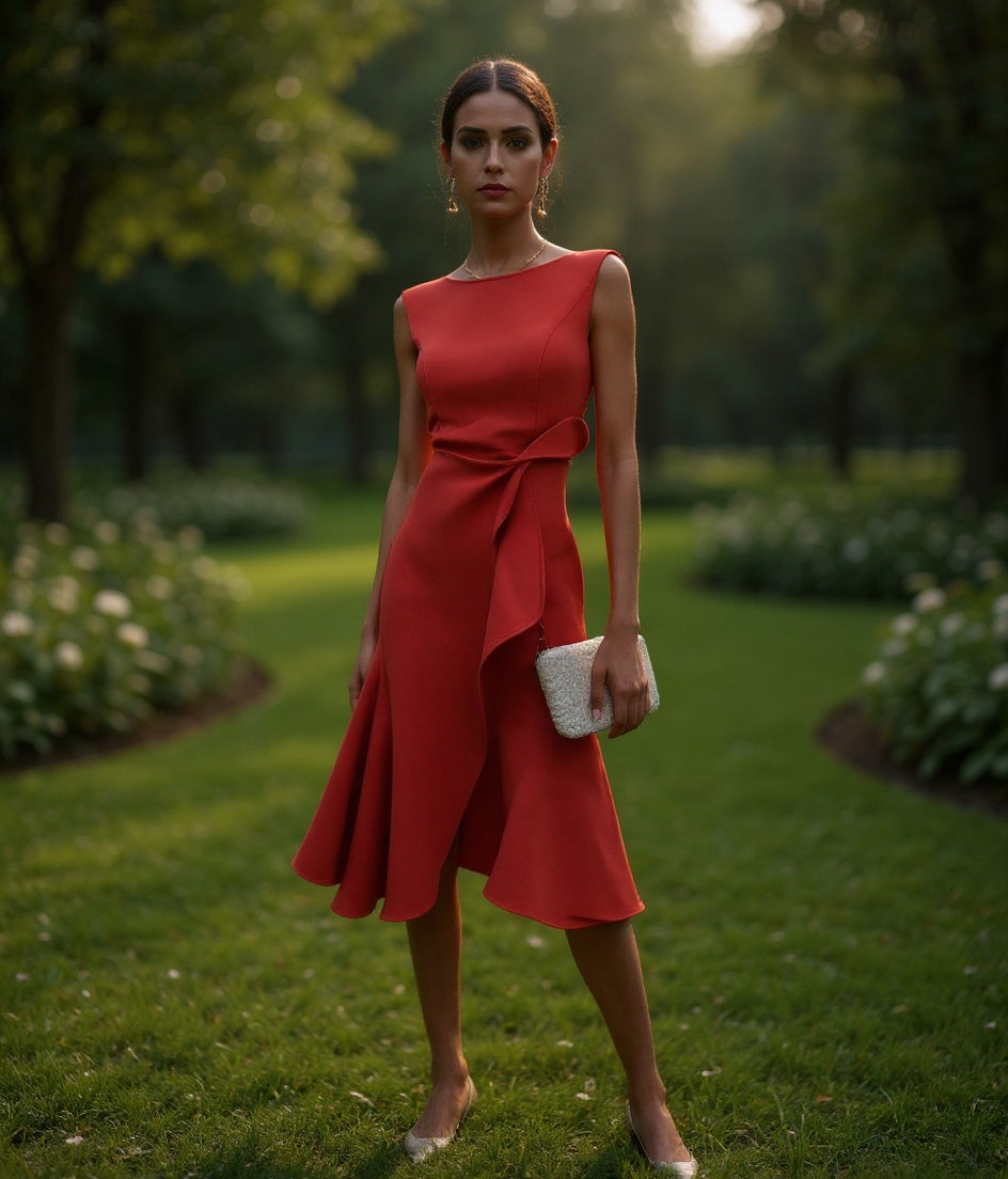 Darlene | Sophisticated Midi Dress