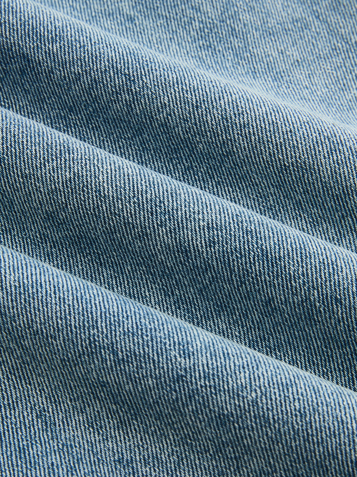 Asymmetric Mid-Waist Straight-Leg Jeans