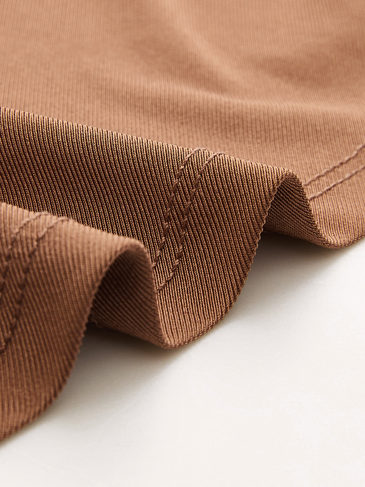 Asymmetric Cape Sleeve Slinky Knit Bodysuit