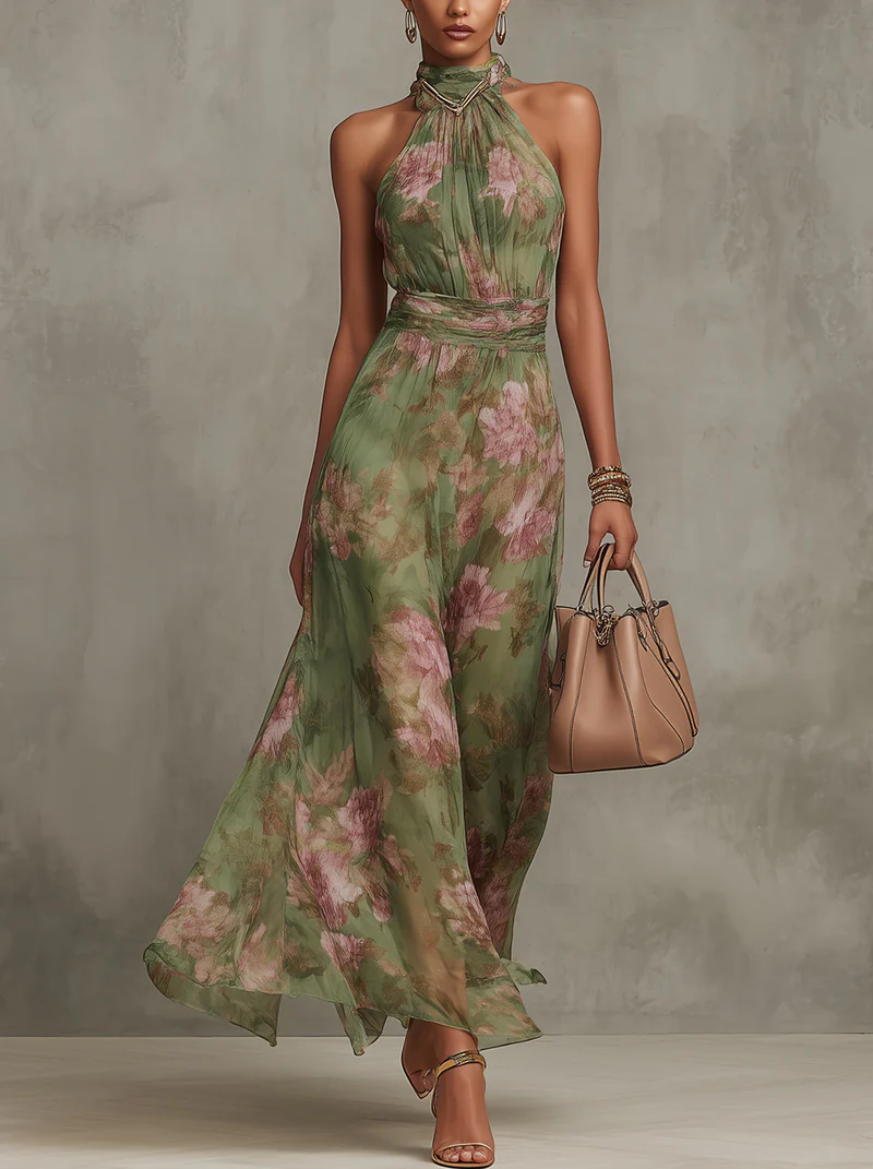 Serena | Elegant Floral Maxi Dress