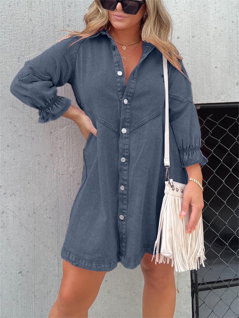 Elowyn | Casual Denim Dress