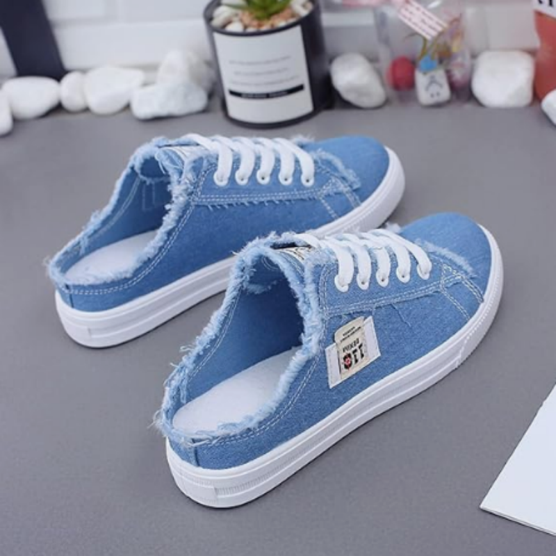 Ava | Denim Mule Sneakers