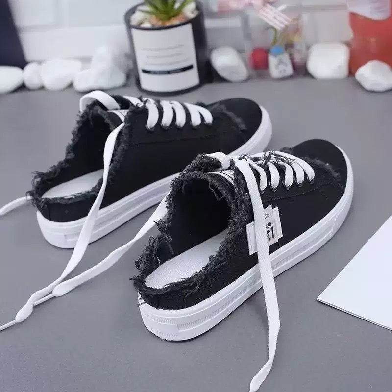 Ava | Denim Mule Sneakers